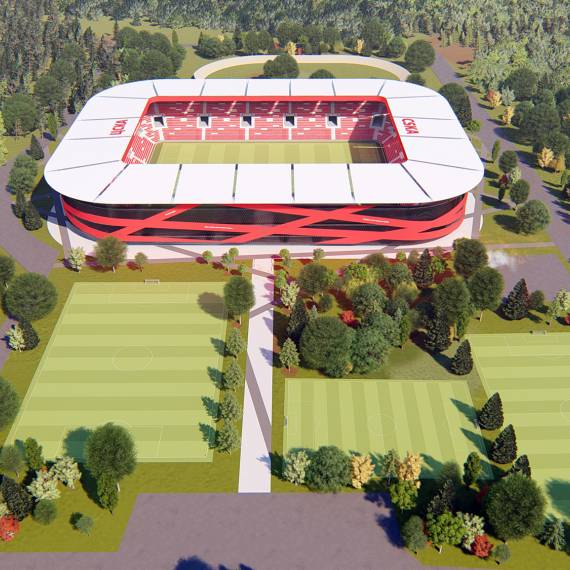 Incept Architecture | Projects - CSKA Sofia Stadium